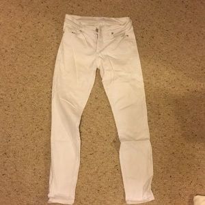 Loft White Jeans